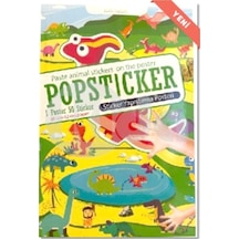 Lama Dinozor Popsticker Yapıştırma Posteri 22x30 1 Poster 50 Stic