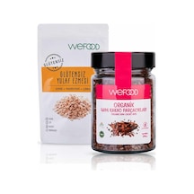 Wefood Glutensiz Yulaf Ezmesi 300 gr + Organik Ham Kakao Parçacık