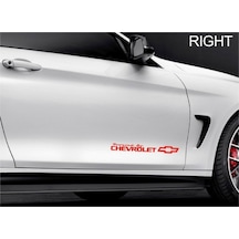 Chevrolet Yan Kapı Modifiye Sticker Oto Yapıştırma 2 Adet