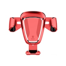 Baseus Gravity Car Mount Araç Içi Telefon Tutucu Kırmızı