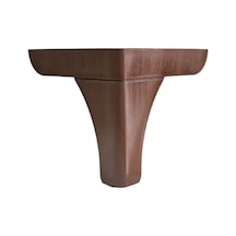 Ürgüp 1.kalite Plastik Kahverengi Ahşap Rengi Kaliteli 14 Cm Lükens Ayak