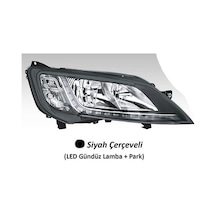 Far Motorlu Sağ Ducato Maxi Boxer Jumper 2014+ Led - Ballast Hariç Siyah Çerçeve 46862287 505216 Ayfar