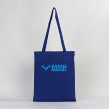 Rafael Nadal Blue Logo Text Mavi Gabardin Bez Çanta