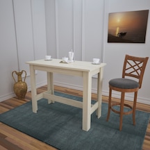 Pasific Home Barra Bar Masası Yüksek Yemek Masası, Meşe, 120x60