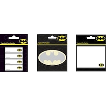 Yapışkanlı Not Kağıdı --batman Ayraç Ve Not Kağıdı 3 Farklı Model