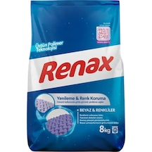 Renax Matik Beyaz ve Renkliler için Toz Çamaşır Deterjanı 64 Yıkama 8 KG