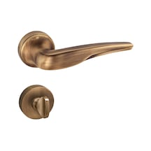 Doğanlar Sonic Olifka Mat Vernik Rozetli Kapı Kolu Takım-wc Kol Pk001dgn0083 Renkli