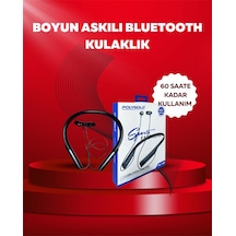 Polygold Pg-100 Bluetooth 5.0 Boyun Bantlı Kulaklık 50 Saat Konuşma Süresi, Type-c Şarj