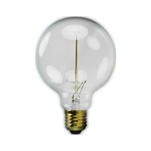 40W 220-240v 2200k E27 G95 Akkor Flamanlı Rustik Ampul
