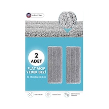 Grimorlife 2 Adet Flat Mop Yedek Mikrofiber Bez Paspas