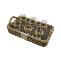 Shot Bardaklı Tepsi | Krem