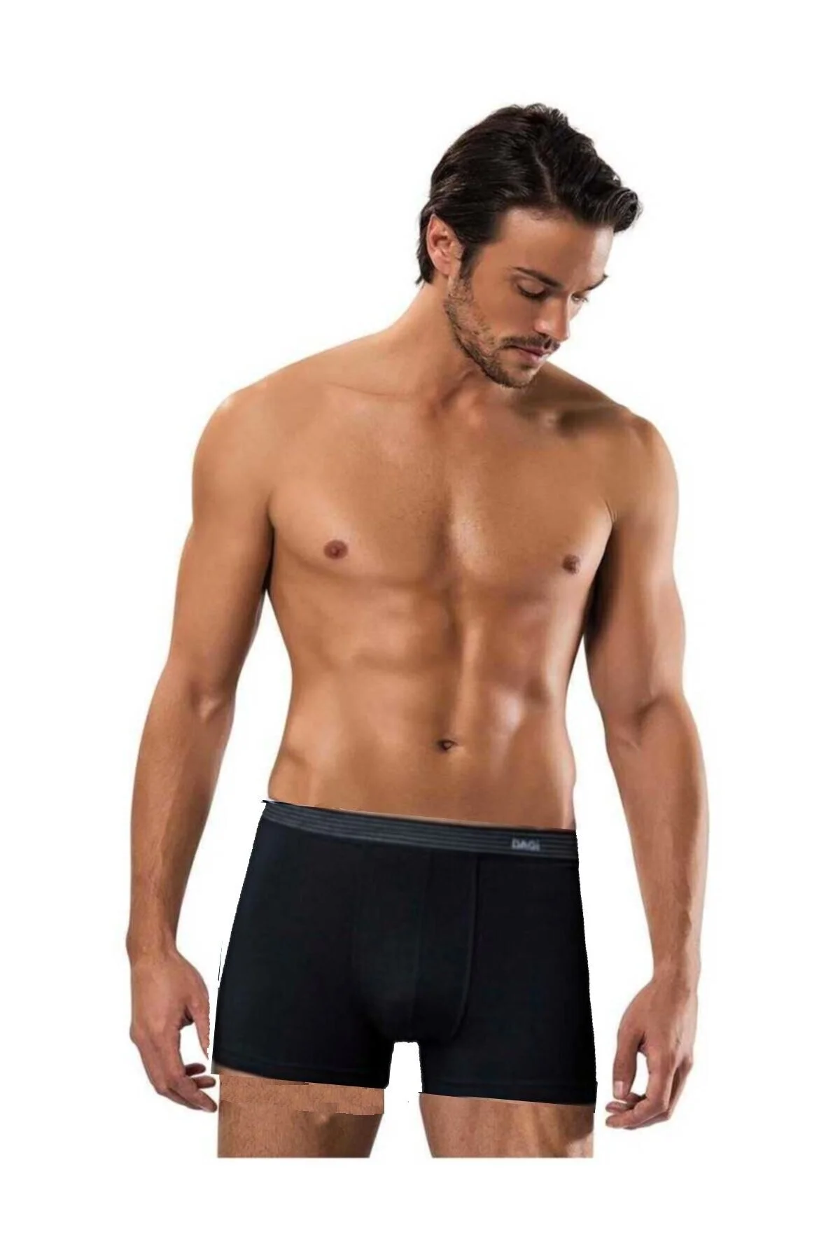 Dagi Erkek Siyah Compact Düz Boxer- 5210