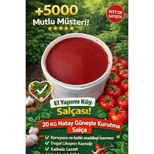 Hatay Güneşte Kurutma El Yapımı Köy Domates Salçası 20 KG