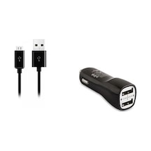 S-link Smg-444 2.1a Micro Usb Akıllı Telefonlar 2in1 Araba Şarjı Ve Kablosu Kdo