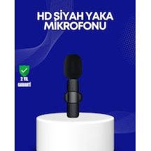 Lightning Girişli 2 Li Kablosuz Yaka Mikrofonu Çift Kişilik Kayıt Diğer