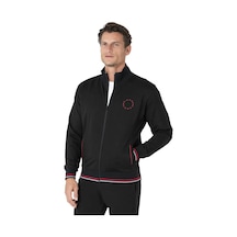 Pierre Cardin 7125 Erkek Uzun Kollu Dik Yaka Eşofman Takımı-siyah Siyah