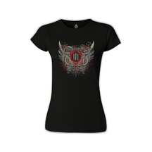 Three Days Grace Siyah Kadın Tshirt 001