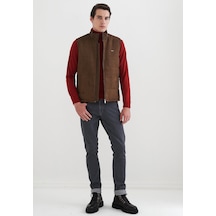 Pierre Cardin Erkek Suni Deri Yelek 001
