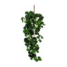 Yapay Sarmaşık Sardunya Sarkıt Beyaz 105 Cm