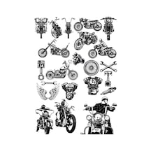Motor Sticker Set-1 20 Parça Telefon, Tablet, Defter, Laptop Sticker