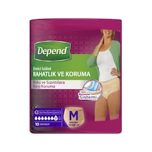 Depend Emici Külot Kadın Orta Boy 10 Adet PKT.DEPEND.012 M
