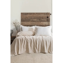 Şaheser Home Collection Yatak Örtüsü Seti Çift Kişilik Derek Bej Çok Renkli