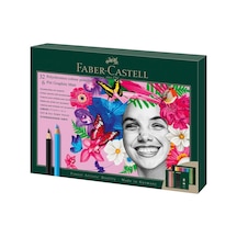 Faber-Castell Polychromos & Pitt Graphite Matt 40'lı Hediye Seti, Parlak ve Canlı Renkler