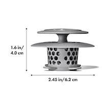 Lavabo Süzgeci - Paslanmaz Çelik Açık Ahşap