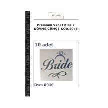 Premium Sanat Klasik Dövme Gümüş Kod.8046