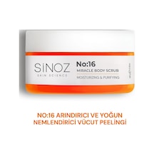 Sinoz No:16 Yoğun Nemlendirici ve Besleyici Vücut Peeling 300 G