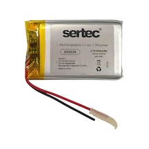 Sertec 602535 3.7v 600mah Li-ion Polymer Pil