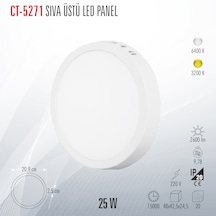 Cata Ct-5271 Sıva Üstü Led Panel Beyaz Işık