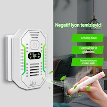 Taşınabilir Hava Temizleyici - Negatif İyon - Sigara/koku Giderici Beyaz Avrupa Standardı