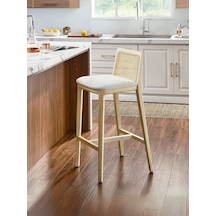 Martha Krem Bar Sandalyesi Krem