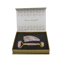 Kuvars Roller ve Gua Sha Kuvars Taşı