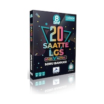 8.Sınıf 1.Dönem 20 Saatte LGS Sözel Sayısal Soru Bankası -  PRF Paraf Yayınları