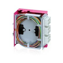 Endüstriyel Tip Splice Box - 24port Dın Rail