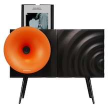Fennessy Kresling İ7s Turuncu Bluetooth Hoparlörlü 100w Hi-fi Pikap, Plakçalar
