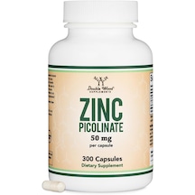 Double Wood Zinc Picolinate Çinko Immune Support 50mg 300 Caps Aromasız