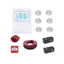 Codesec 6 Bölgeli Konvensiyonel Sertifikalı Yangın Alarm Seti