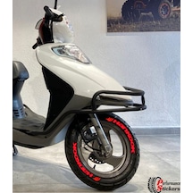 HANKOOK Motorsiklet Scooter Lastik Yazısı Sticker 8 Adet K
