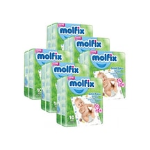 Molfix Bebek Bakım Örtüsü 60 x 60 CM 6 x 10 Adet
