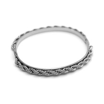 Örgü Bilezik - Gümüş Gümüş