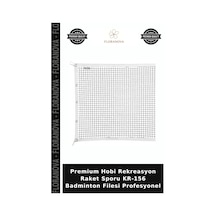 Premium Hobi Rekreasyon Raket Sporu Kr-156 Badminton Filesi Profesyonel