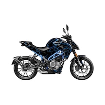 Cf Moto Nk250 Mavi Parçalı Kaplama Sticker Etiket Modeli 2023 2.kasa Uyumlu