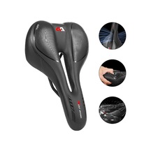 West Bıkıng Yp0801128-129 Darbeye Dayanıklı Bisiklet Selesi Nefes Alabilir Mtb Yol Bisiklet Koltuk Minderi - Yıllık Halka Desenli Silikon Tip