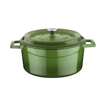 Lava Trendy Yuvarlak 24 CM Demir Döküm Derin Tencere