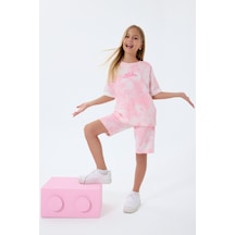 Rolypoly Kız Çocuk Pembe Bermuda Takım Rp3803-c-v2 Pembe