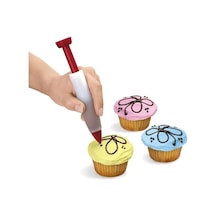Tinky Winky Pasta Dekor Kalemi 16 Cm Pasta Süsleme Muffin Cupcake Dekor Yazı Çikolata Latte Kalem