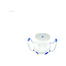 Medikaltec W1121 Klozet Yükseltici Kolçaklı Kapaklı Taharet Musluklu